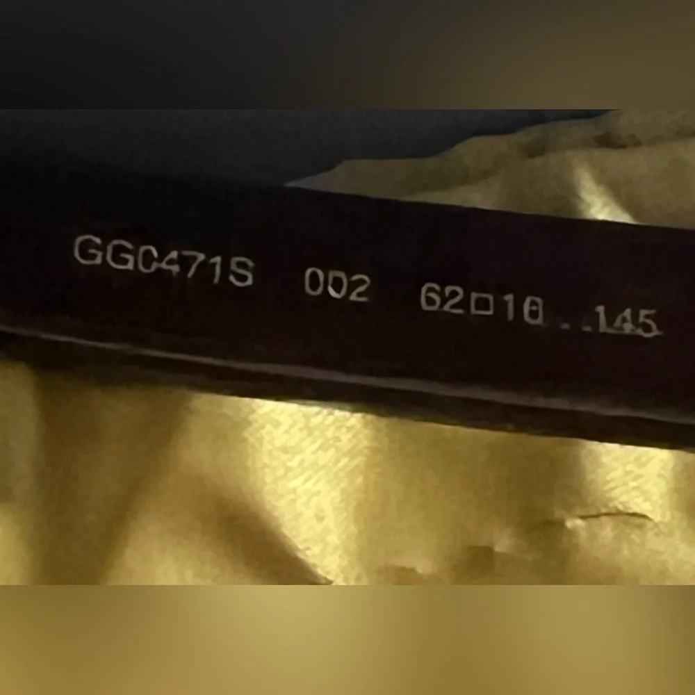 GUCCI Brown Gradient Turquoise-002 Butterfly Ladies Sunglasses | OS | Preowned - Picture 15 of 15